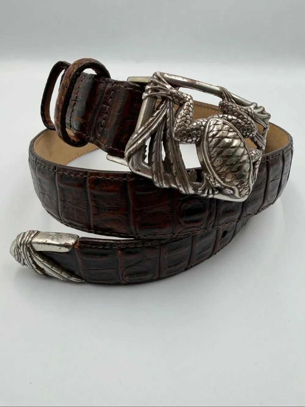 Brighton brown croc